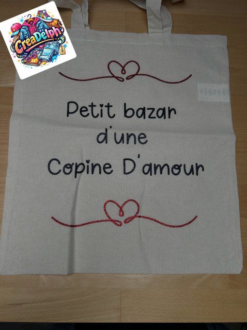 Tote bag Copine D'amour
